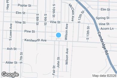 Map image of the property - 1008 Kenilworth Ave