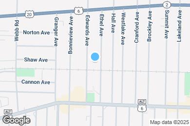 Map image of the property - 1300 Ethel Ave