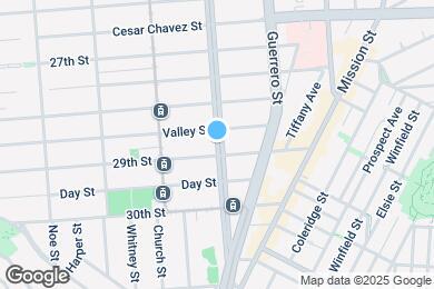 Map image of the property - 1596 Dolores St