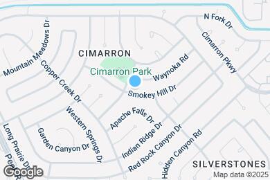 Map image of the property - 22526 Smokey Hill Dr