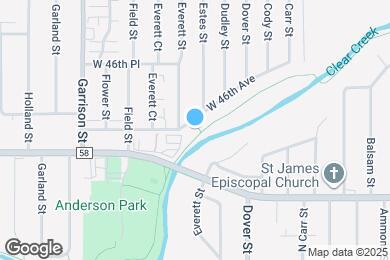 Map image of the property - 8774-8784 W 46th Ave