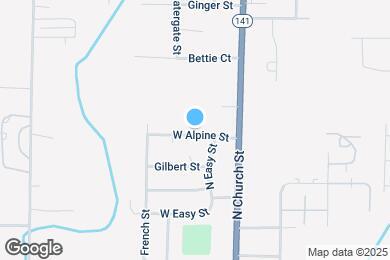 Map image of the property - 208 W Alpine St