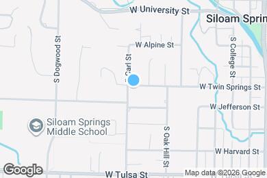 Map image of the property - 405 S Carl St