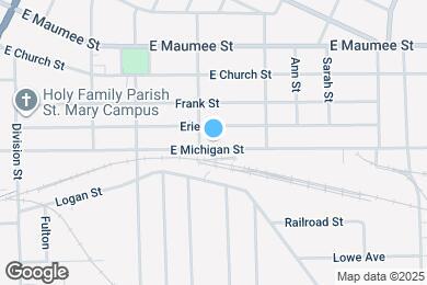 Map image of the property - 713 E Michigan St