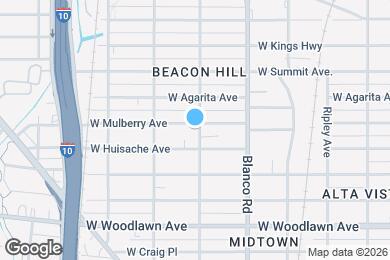 Map image of the property - 1002 W Mulberry Ave