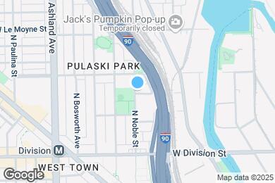 Map image of the property - 1347 N Noble St