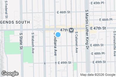 Map image of the property - 4733 S Indiana Ave