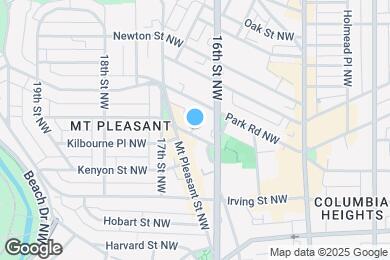 Map image of the property - 1627 Lamont St NW