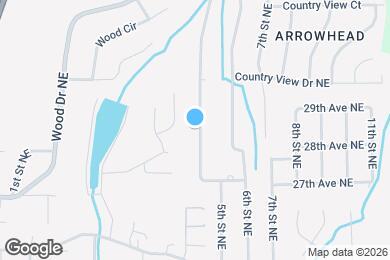 Map image of the property - 2632 5th St NE