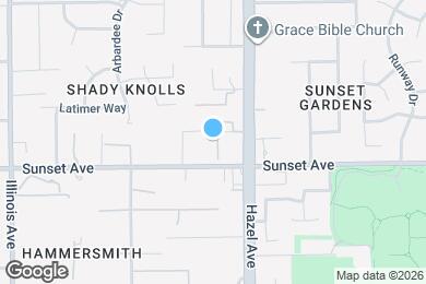 Map image of the property - 8879 Sunset Ave