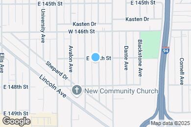 Map image of the property - 14708 Kenwood Ave