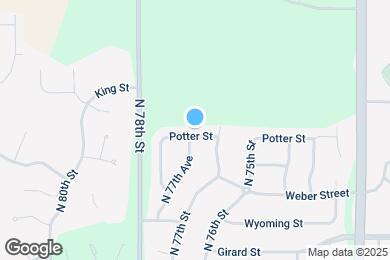 Map image of the property - 7672 Potter St