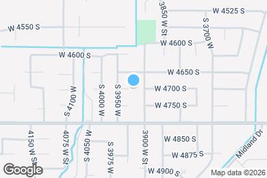 Map image of the property - 3914 W 4700 S