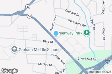 Map image of the property - Harden Crossing Apts