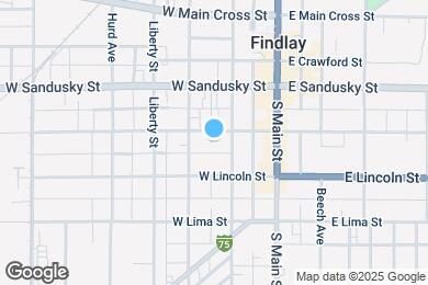 Map image of the property - 213 W Hardin St