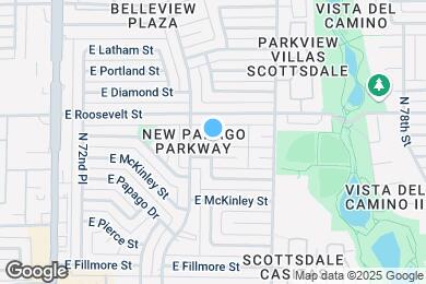 Map image of the property - 7421 E Beatrice St