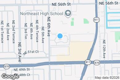 Map image of the property - 5242 NE 6th Ave