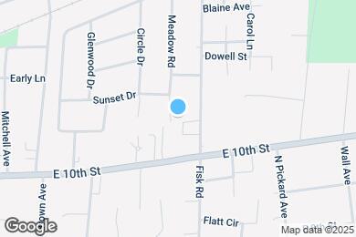Map image of the property - 1119 Meadow Rd