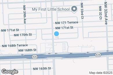 Map image of the property - 16900 NW 36th Ave