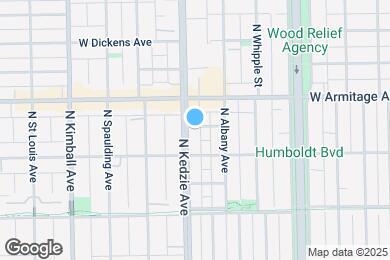 Map image of the property - 1927 N Kedzie Ave