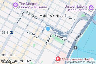 Map image of the property - E 36th St | Alcove Studio | In-building laundry