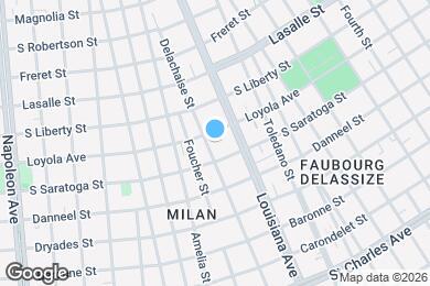 Map image of the property - 2125 Delachaise St