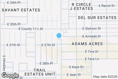 Map image of the property - 3679 S Joshua Way