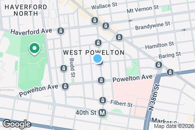 Map image of the property - 328 N 40th St