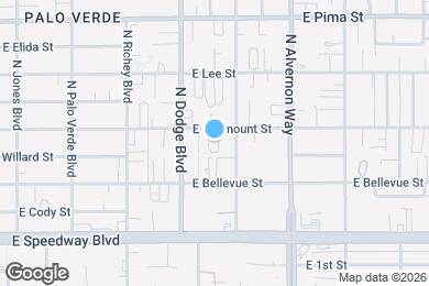 Map image of the property - 3736 E Fairmount St