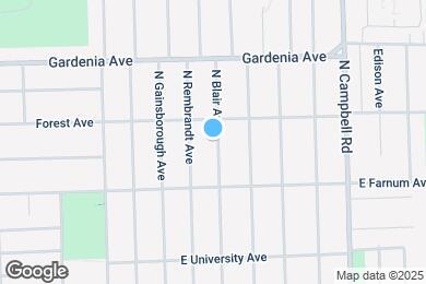 Map image of the property - 711 N Blair Ave