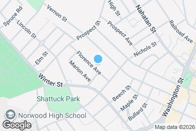 Map image of the property - 25 Florence Ave