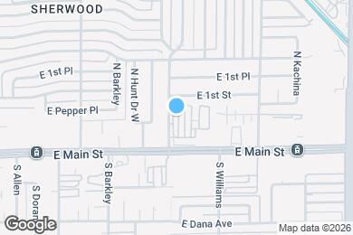 Map image of the property - 43 N Harris Dr