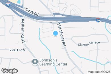 Map image of the property - 2071 W Flat Shoals Ter