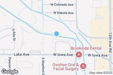 Map image of the property - 1340 S Edgewater Cir