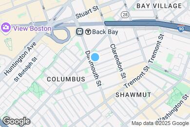 Map image of the property - 75 Dartmouth St