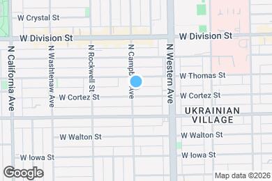 Map image of the property - 2456 W Cortez St