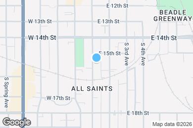Map image of the property - 714 S 1st Ave