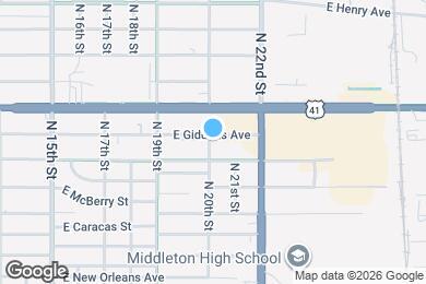 Map image of the property - 2001 E Giddens Ave