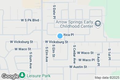 Map image of the property - 400 W Vicksburg St
