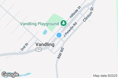 Map image of the property - 121 Oak St