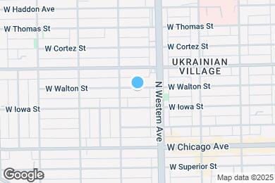 Map image of the property - 2435 W Walton St