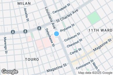 Map image of the property - 1436 Louisiana Avenue