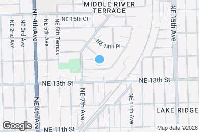 Map image of the property - 739 NE 13th Ct
