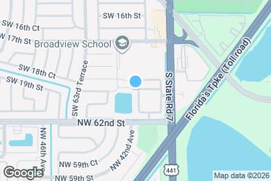 Map image of the property - 1937 SW 60th Ter