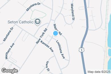 Map image of the property - 3 Louisiana Ave