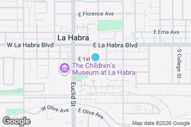 Map image of the property - 208 E 1st Ave