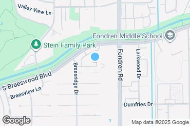 Map image of the property - 7655 S Braeswood Blvd
