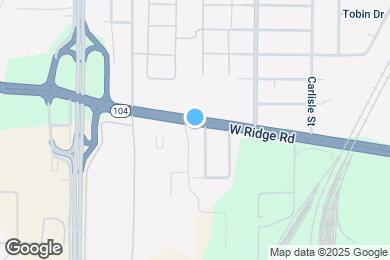 Map image of the property - 1023 W Ridge Rd