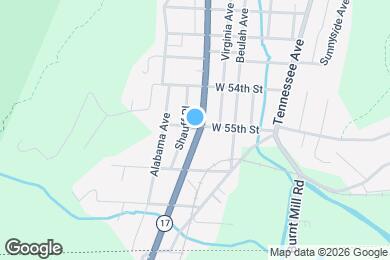 Map image of the property - 5501 St Elmo Ave