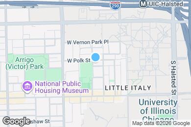 Map image of the property - 1073 W Polk St